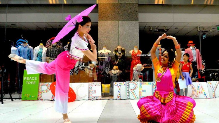 Aiiswariya Haran and Christine Leung Perform Fusion Dance on Peace Tree Day